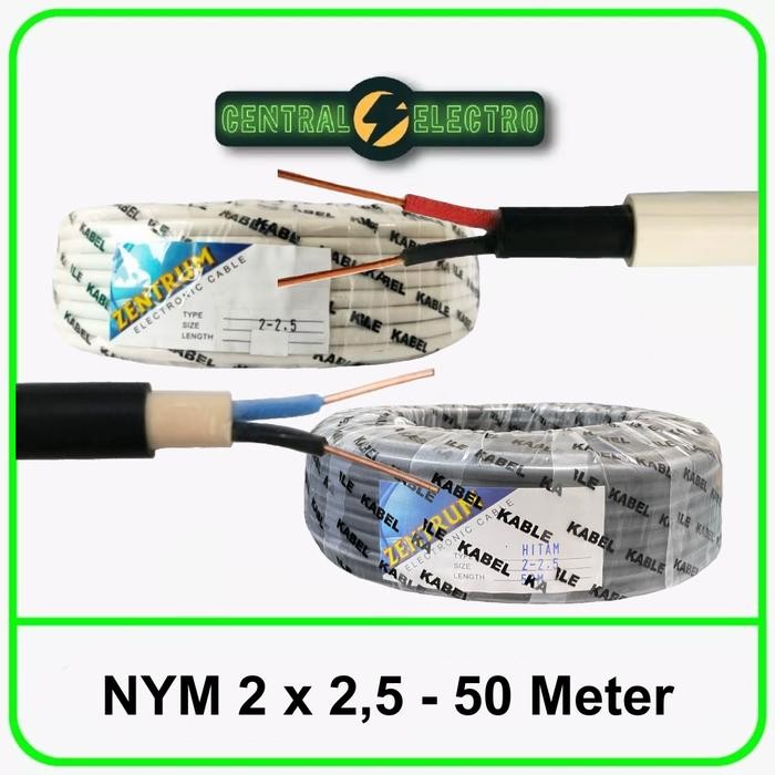 Kabel Listrik Kawat NYM 2 x 2.5 (50 meter)