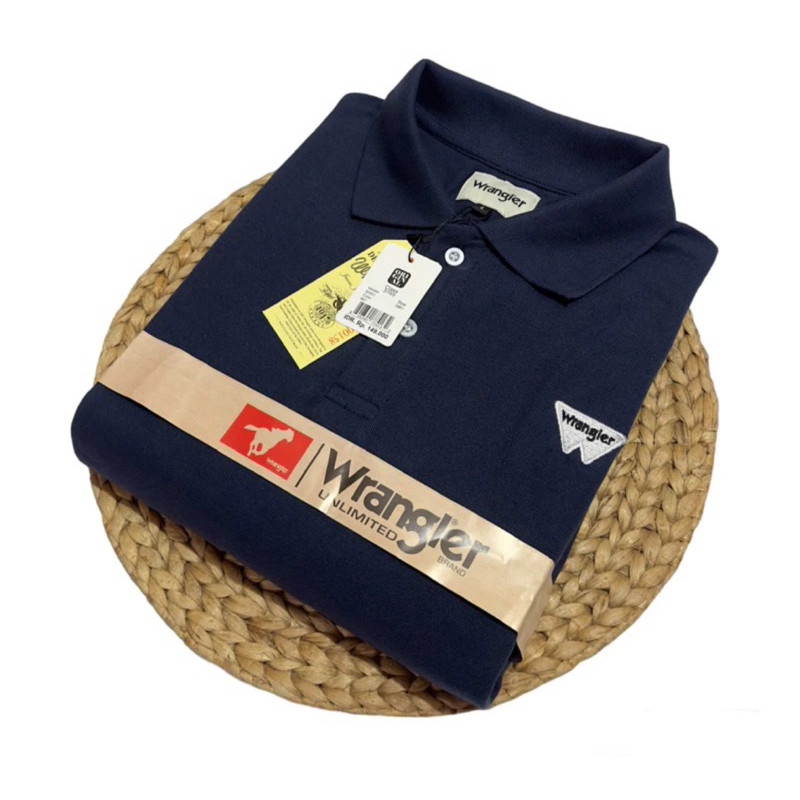 KAOS KERAH PRIA DEWASA WRANGLER TERBARU M L XL XXL POLO SHIRT ORIGINAL PREMIUM TERBARU