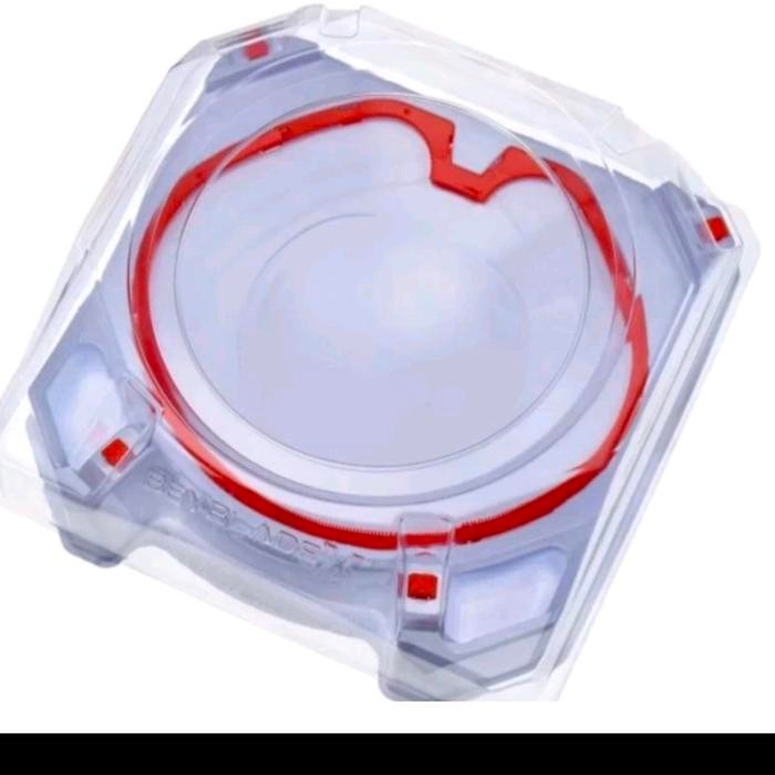Original 100% - Beyblade X BeybladeX Stadium White Line Red Arena Segi empat original Takara Tomy