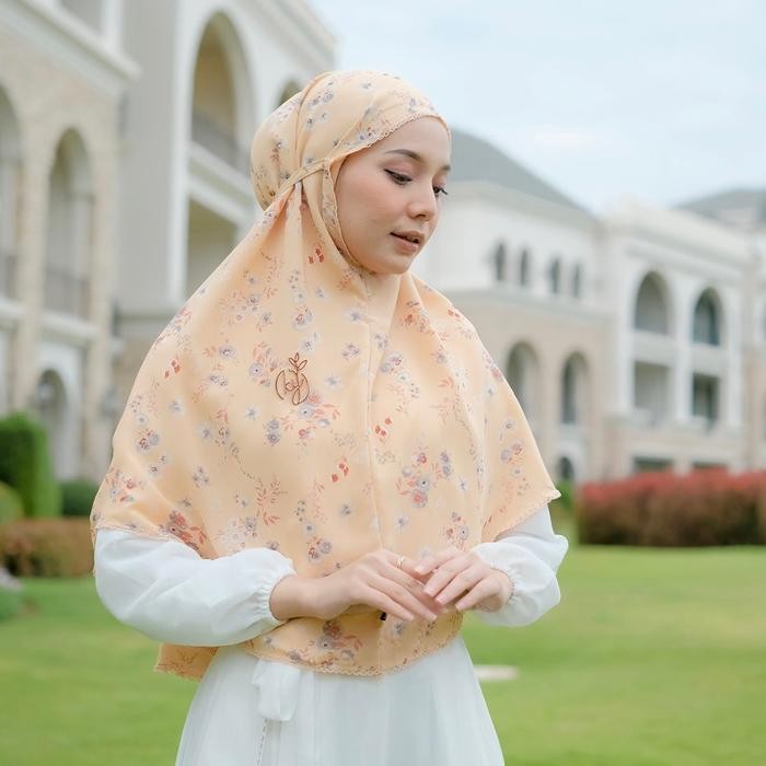 Lamia- Koyu Hijab Bergo Instan Viney 2layer Valena