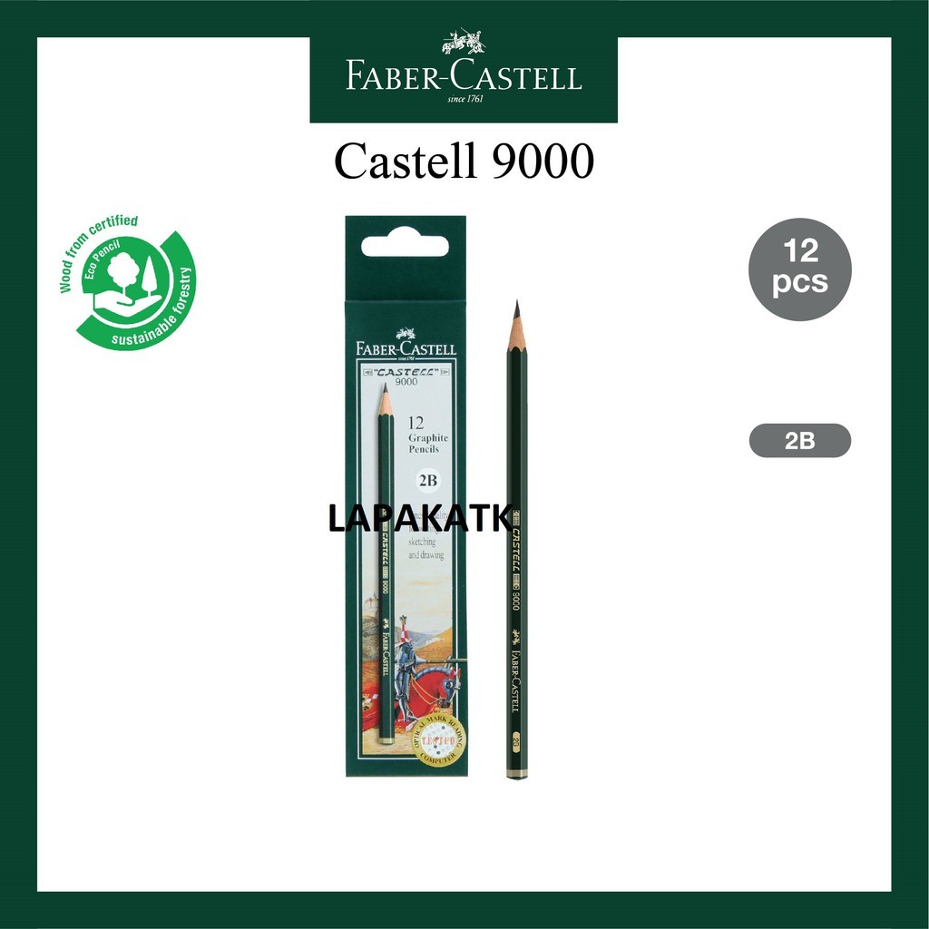

Pensil 2b Faber castell (lusin)