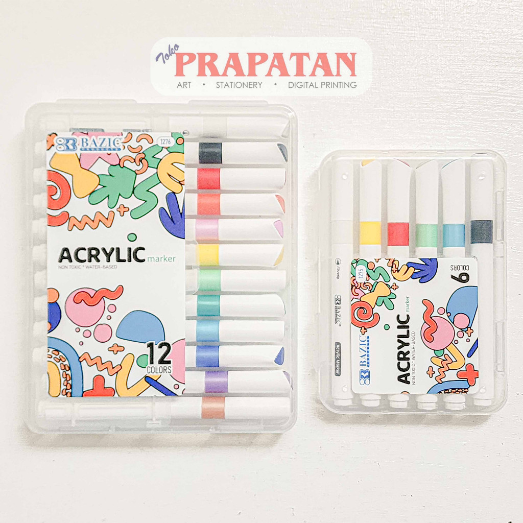 

Bazic Acrylic Marker Set Spidol Akrilik