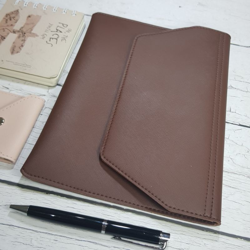 

Map A5 Bahan Kulit Sintetis - Document Keeper - Map Folder Organizer