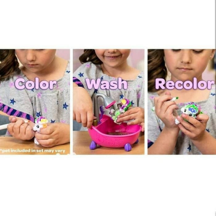 

TERLARIS Crayola scrible Scrubbie Pet Scrub Tub Playset Ori / Mainan Mewarnai