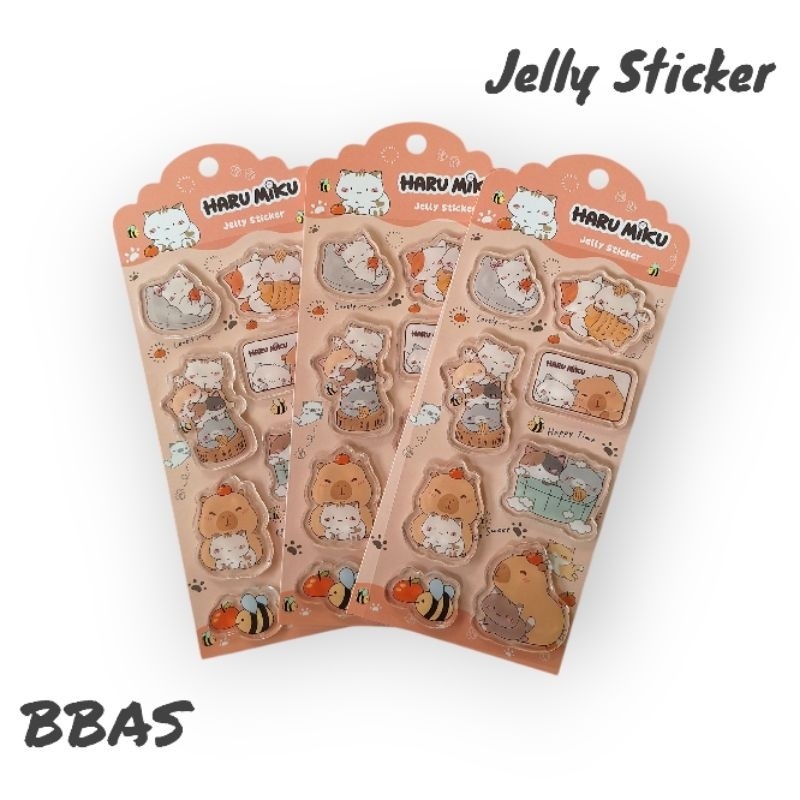

UM1 Haru miku Jelly Stickers / Stiker / Adinata