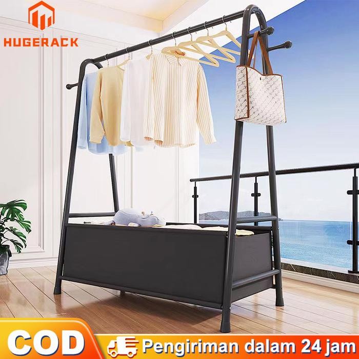 Rak Triangle Stand Hanger Rak Baju Gantungan Aesthetic Rak Pakaian