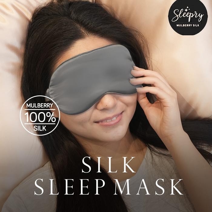 Sleepry Sleep Mask / Penutup Mata 100% Mulberry Silk