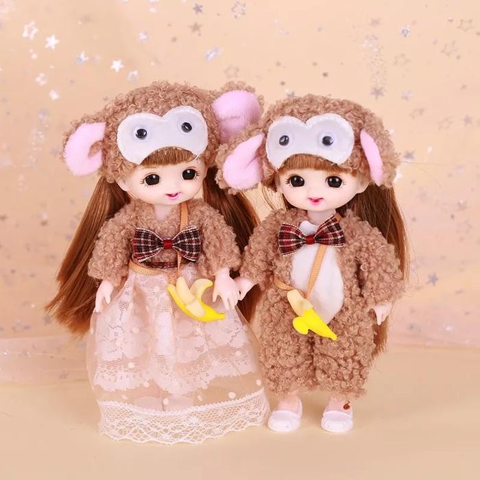 Promo Baju Kostum Karakter Monyet Boneka Baby Yuna 1 Set