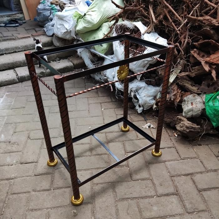 Rak besi aquarium 50x30 kuat dan tahan lama