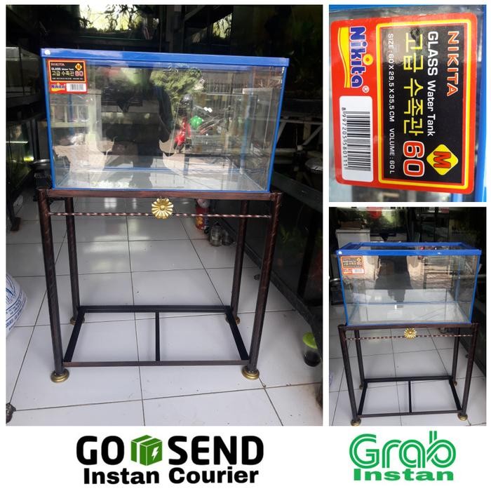 Aquarium Nikita ar 60x30x35 Dan Rak Besinya