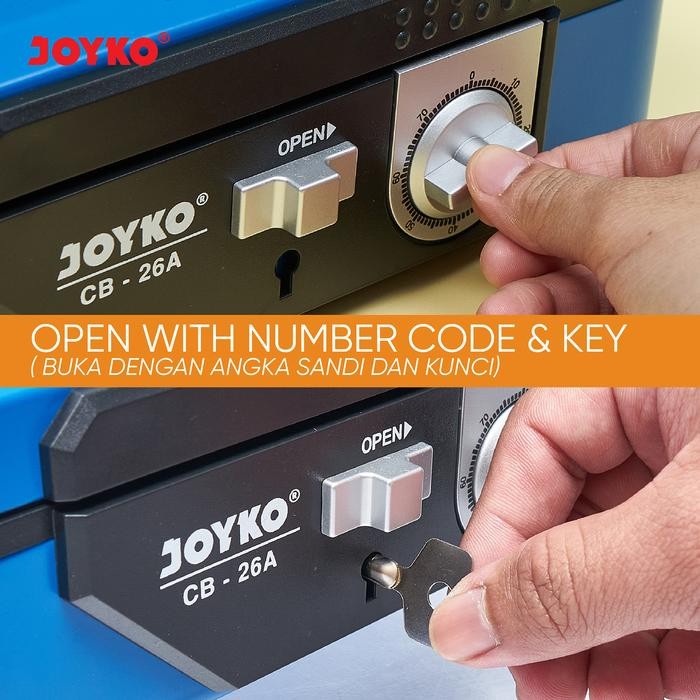 

Cash Box Kotak Uang Kotak Kas Joyko Cb-26A