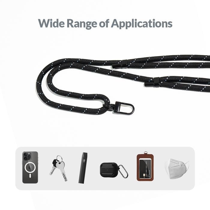 

Uneed Universal Adjustable Lanyard Strap Tali Gantung Hp Id Card Dll - Ust206