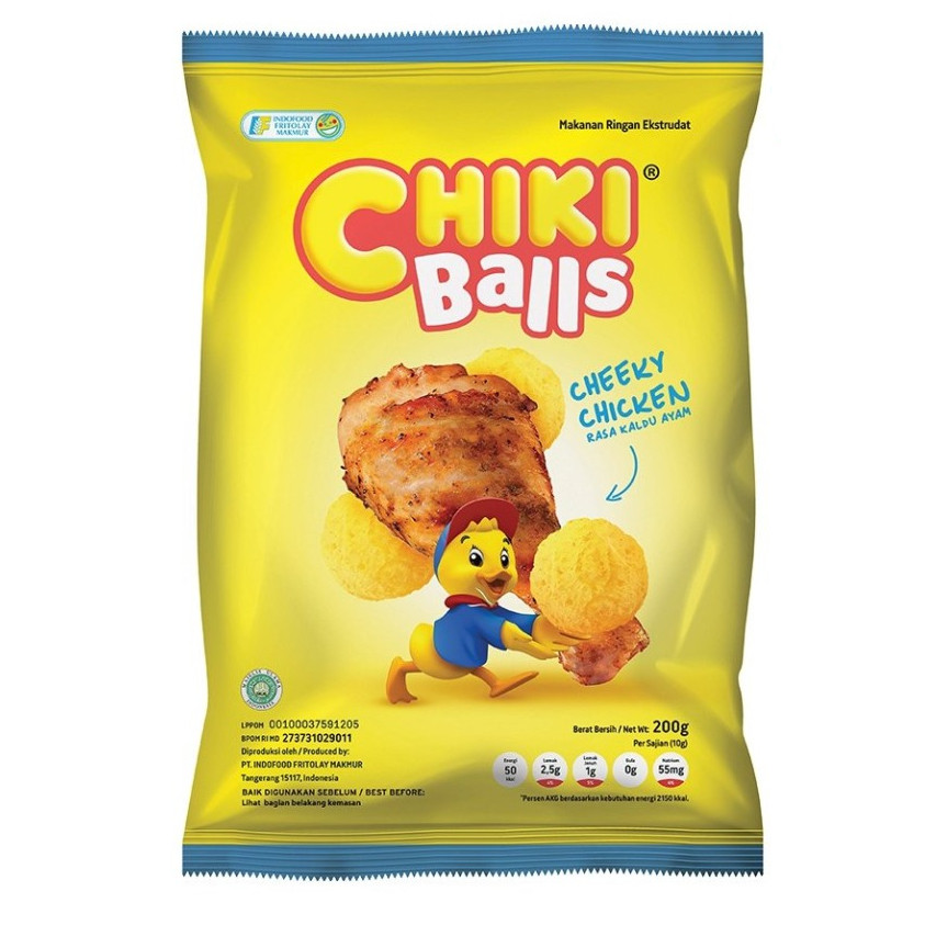

Dapur Joglo Chiki Balls Keju, Chicken & Coklat 200 Gr Exp Agst-Oct 2025