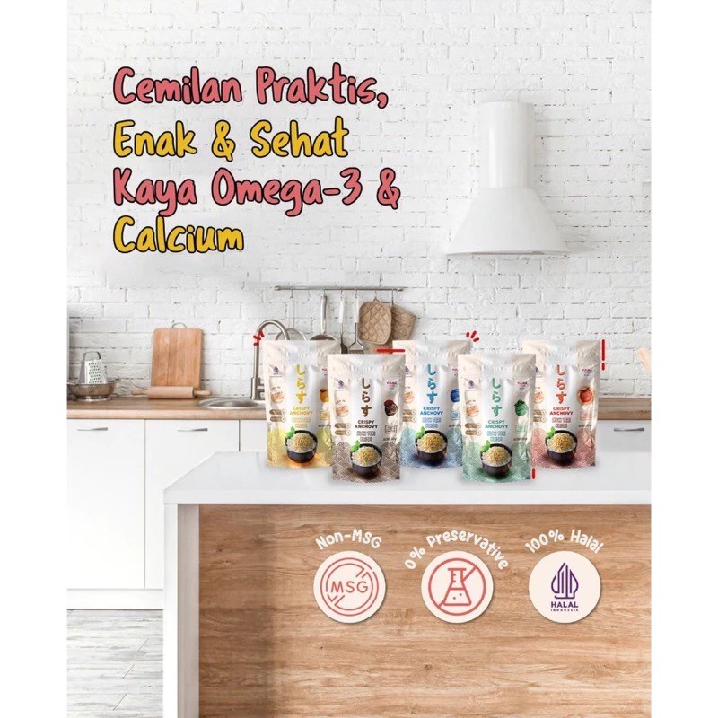 

Dapur Joglo Yuuka Teri Krispi/ Abon Rumput Laut/ Kaldu - Mpasi Anak Tanpa Msg