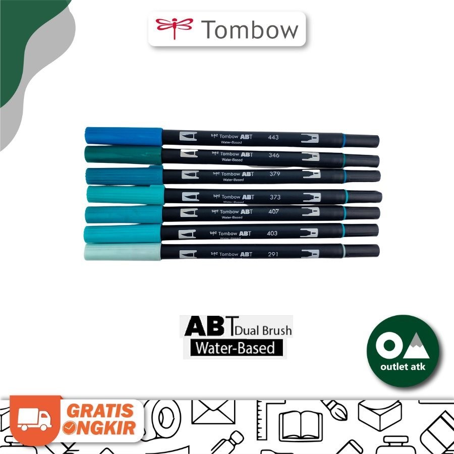 

UM1 Tombow ABT Dual Brush Pen - Blue Ocean Series (Biru Laut)
