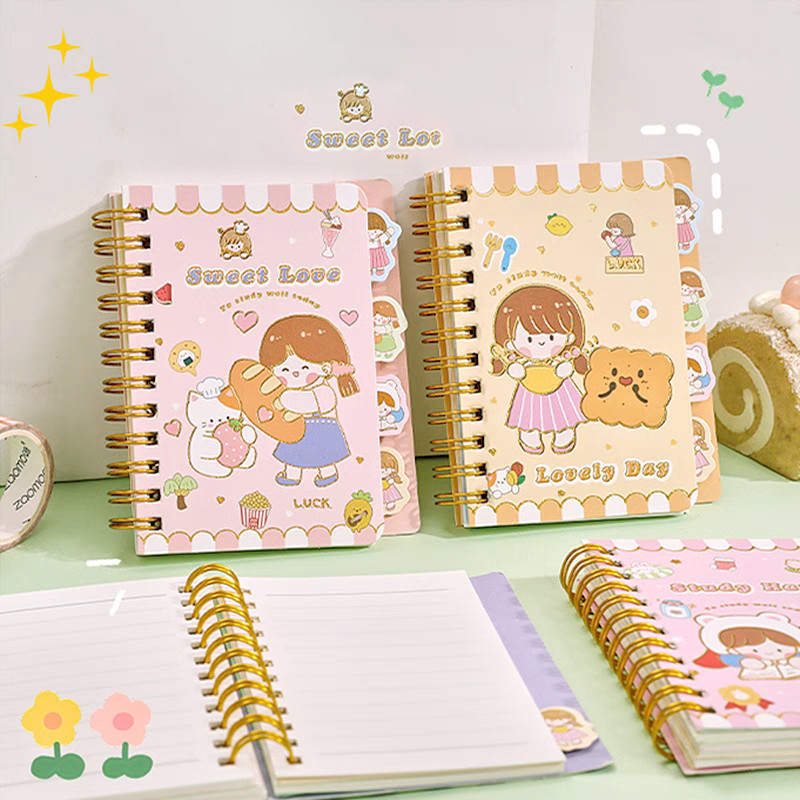 

UM1 NOTEBOOK RING A6 MOTIF BUTTERFLY DAN SCENERY AESTHETIC ADA PEMBATAS HALAMAN DAN HARD COVER