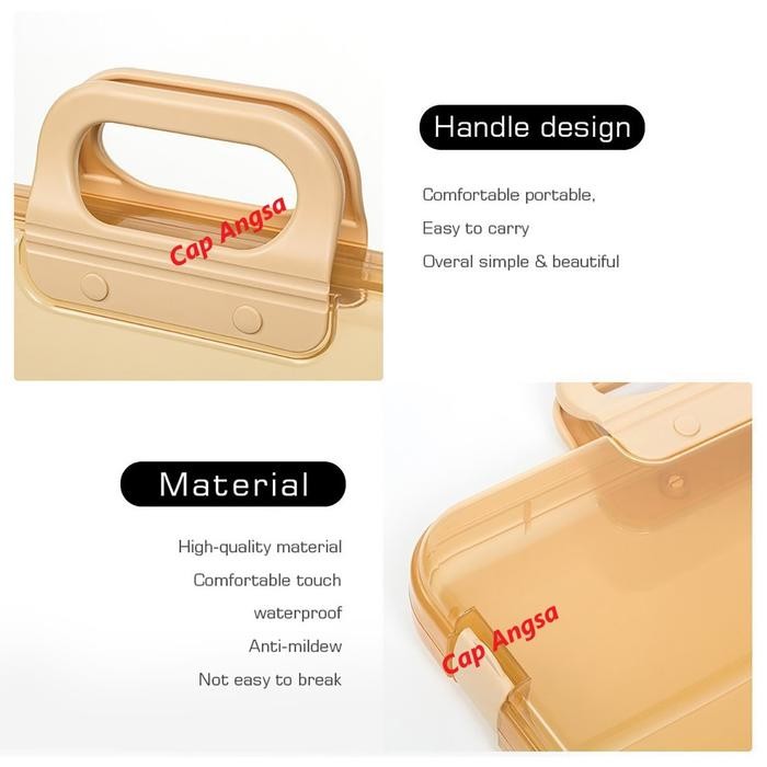 

Map Travel Document File Folder Organizer A4 Hardcase Anti Debu Berkas