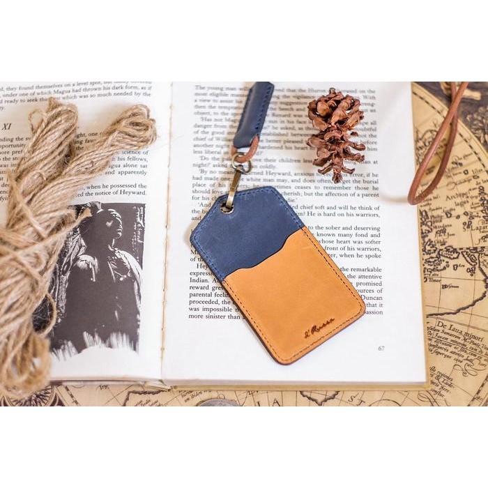 

D'Russa Smart Id Card Holder Club-Name Tag Kulit Unisex