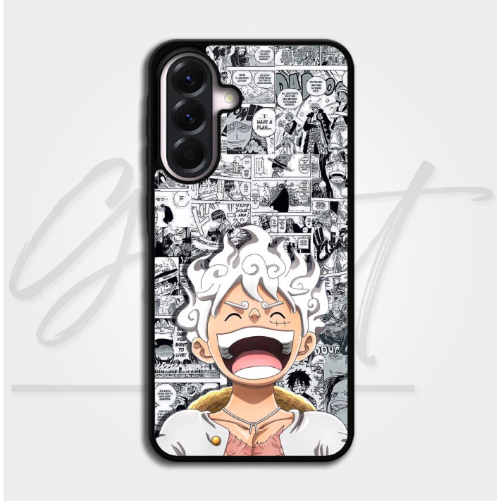Case Casing Samsung Galaxy A56 A36 A26 A16 A55 A35 A25 A15 A54 A34 A24 A14 5G Gear 5 Luffy BJ76