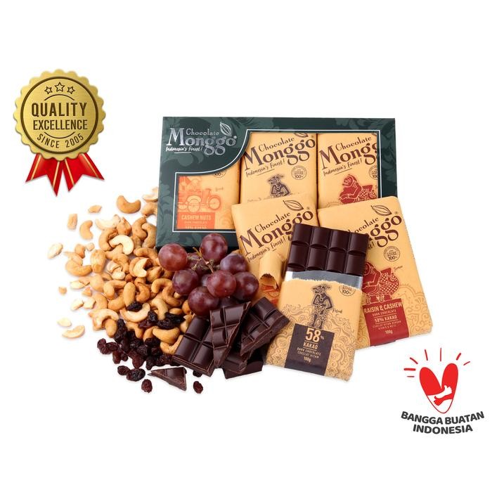 

EatFr3sh- Chocolate Monggo Chocolate Souvenir Of Java 3x100g Coklat Premium