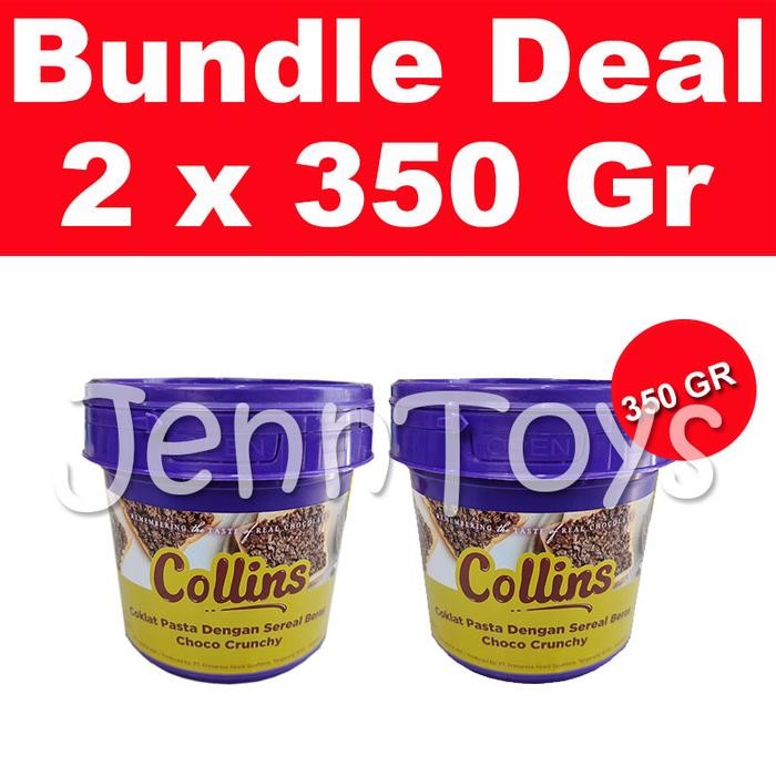 

EatFr3sh- [BUNDLE DEAL] 2 x Collins Crunchy 350gr - COLLINS CHOCO CRUNCHY [JAKARTA] coklat selai