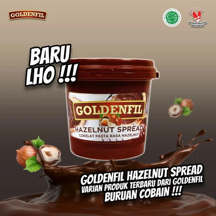 

EatFr3sh- Goldenfil HAZELNUT SPREAD 1KG GOLDENFIL RASA BARU