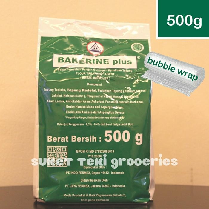

EatFr3sh- Bread Improver Bakerine Plus 500 gr Pelembut Roti Kue
