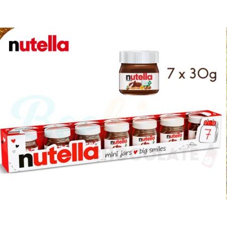 

EatFr3sh- NUTELLA WORLD MINI JARS 30gr x 7 SELAI COKELAT