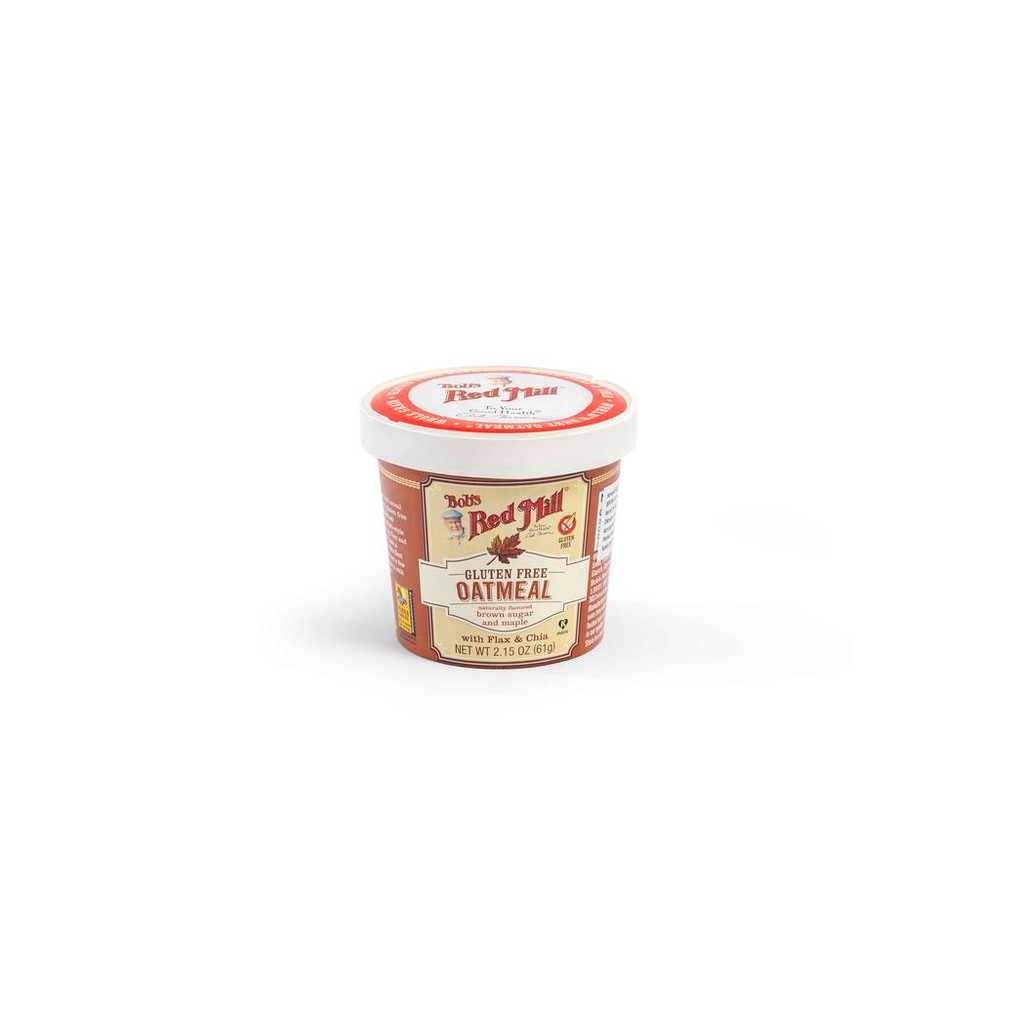

EatFr3sh- Bob's Red Mill Gluten Free Oatmeal Brown Sugar & Maple Cup 61 gr