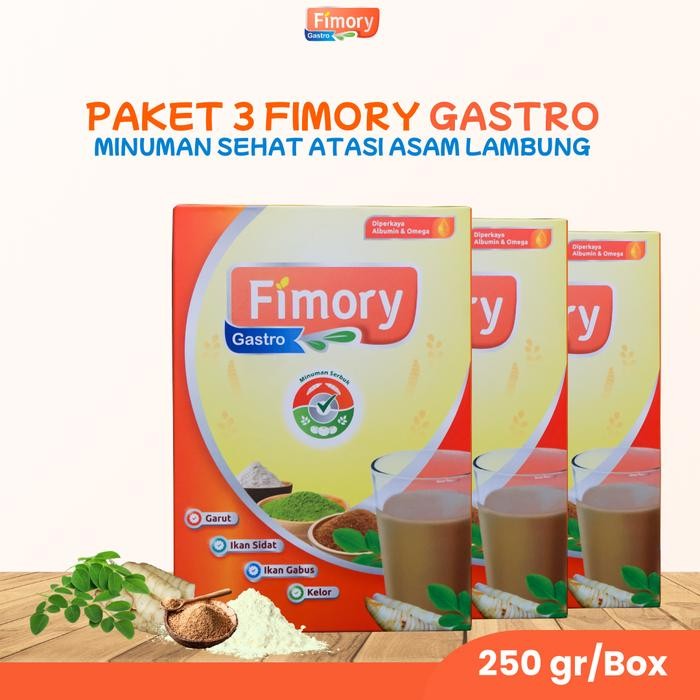 

EatFr3sh- (3 Pcs) Fimory Gastro - Minuman Sereal Ekstrak Umbi Garut pereda Maag