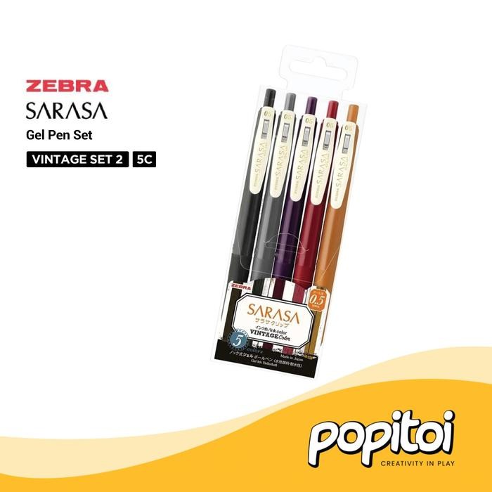 

No.OneBest- Zebra Sarasa Gel Pen SET Pulpen Milky Neon Vintage Deco Shine Milk
