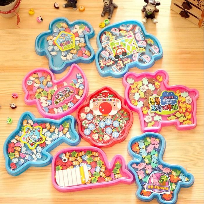 

No.OneBest- Set Penghapus Mini dalam Kemasan Lucu