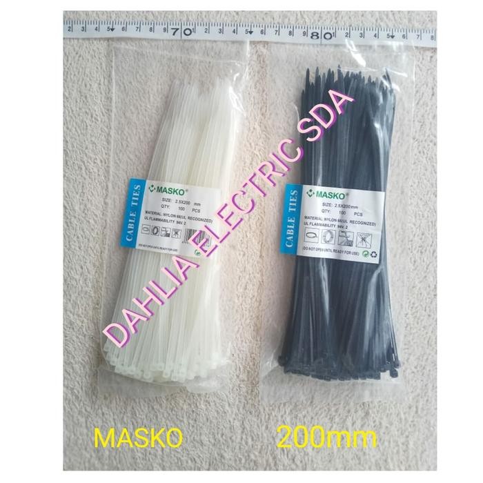 

No.OneBest- KABEL TIES 3mm X 200mm X 100pcs MASKO