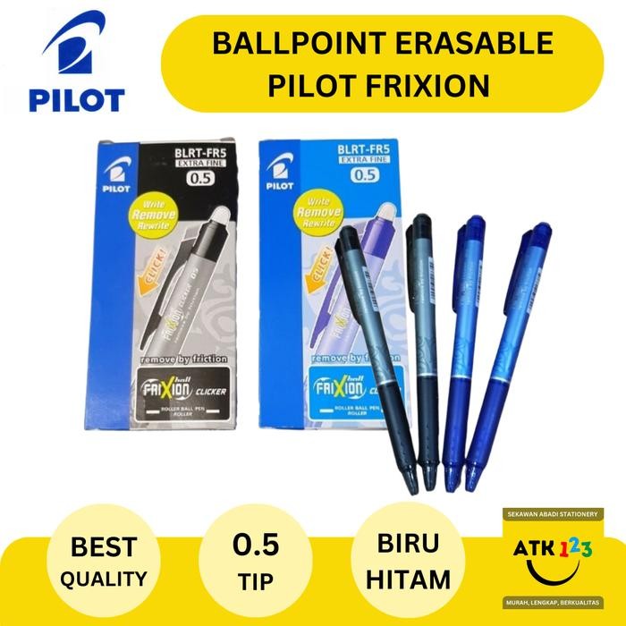 

No.OneBest- Ballpoint Pilot Frixion BLRT-FR5 Erasable Pen 0.5 Extra Fine