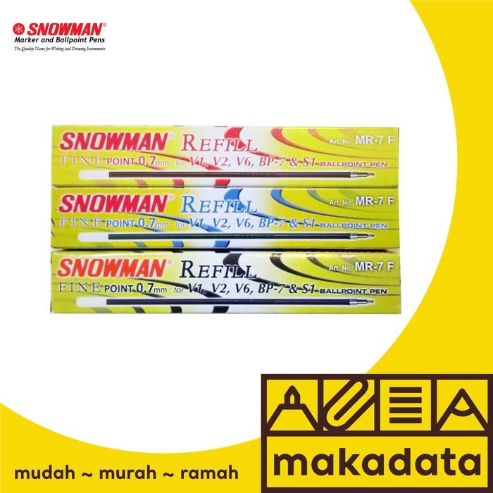 

No.OneBest- REFILL TINTA BOLPEN SNOWMAN V1, V2, V6, BP-7 & S1