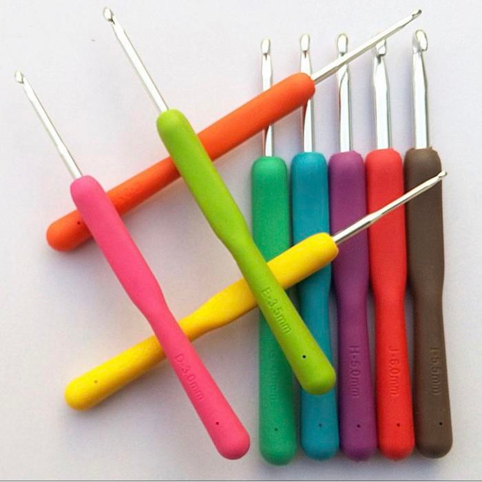 

No.OneBest- HAKPEN / JARUM RAJUT / CHROCHET HOOK GAGANG KARET - SATUAN