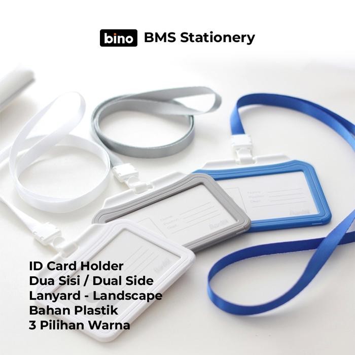 

No.OneBest- Bantex ID Card 2 Sisi Lanyard Landscape #8880