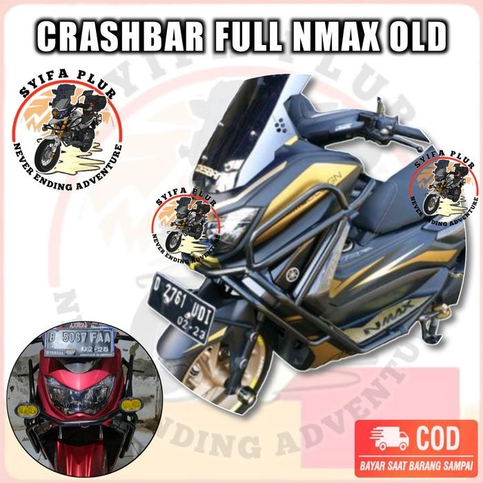 Tubular crashbar full body yamaha nmax old adventure