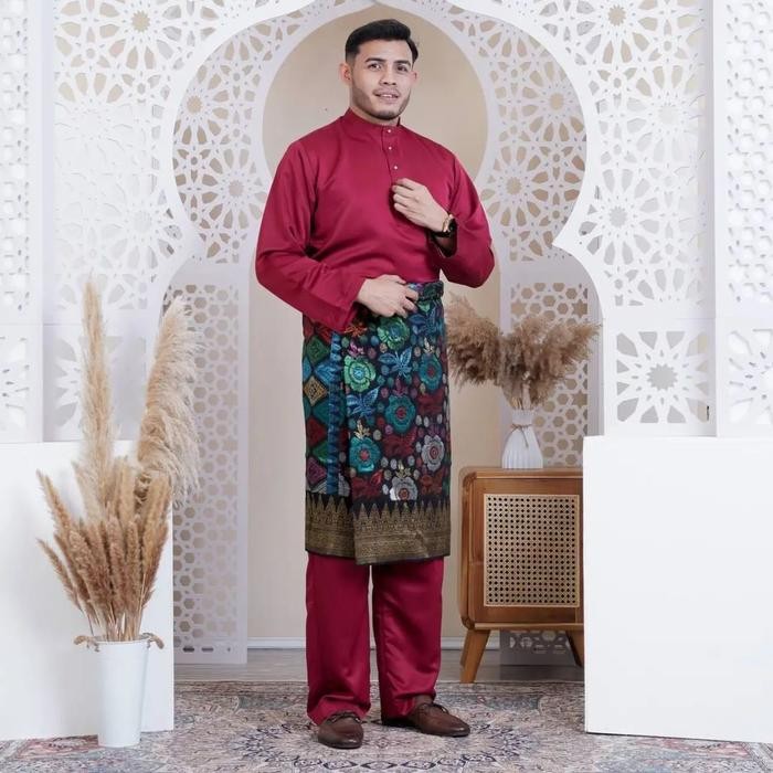 STELAN BAJU MELAYU PRIA DEWASA / SET ADAT MALAYSIA LELAKI TERLARIS