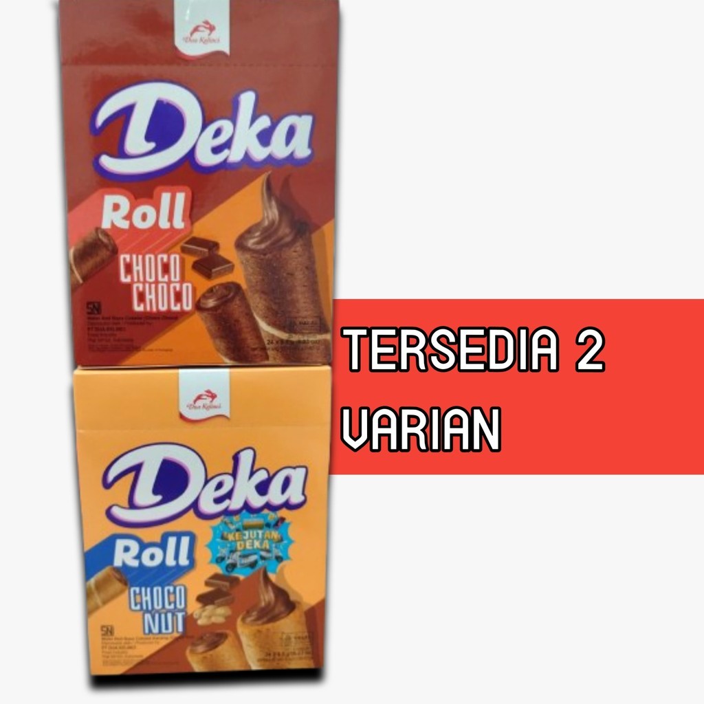 

Cemal Cemil Makyus Deka Wafer Roll Choco & Choconut 24Pcs X 6.5G