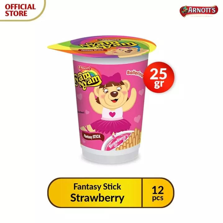 

Cemal Cemil Makyus Nyam Nyam Fantasy Stick Isi 12 Cup @ 25 Gr Arnotts