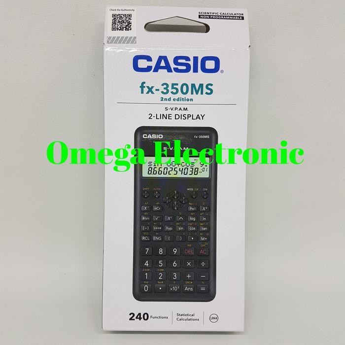 

Casio Fx-350Ms 2Nd Edition - Kalkulator Ilmiah Scientific Calculator