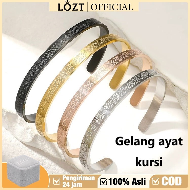 Beli Satu Gratis SatuLozT Wanita Pria Gelang Arab Gelang Islami Ayatul Kursi Gelang Muslim Gelang