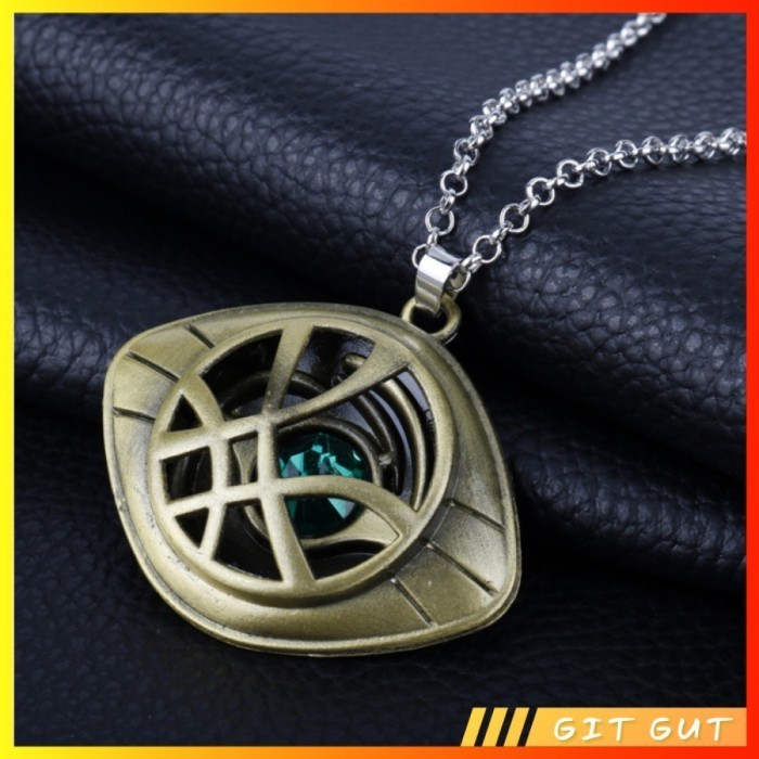Tukuparty Necklace Kalung Doctor Dr Stephen Strange Time Stone Eye Of Agamotto