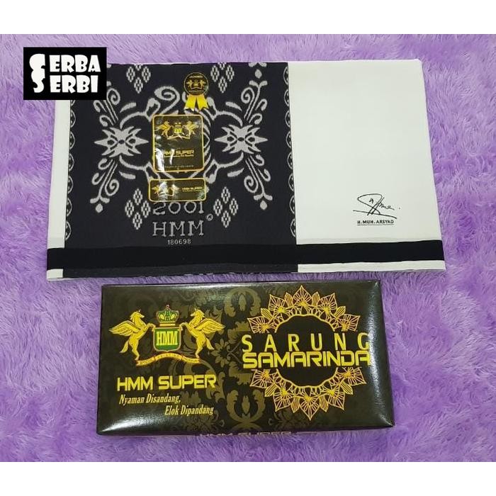 Sarye- SARUNG SAMARINDA HMM putih/SARUNG SAMARINDA HMM ORIGINAL putih/SARUNG santri/SARUNG