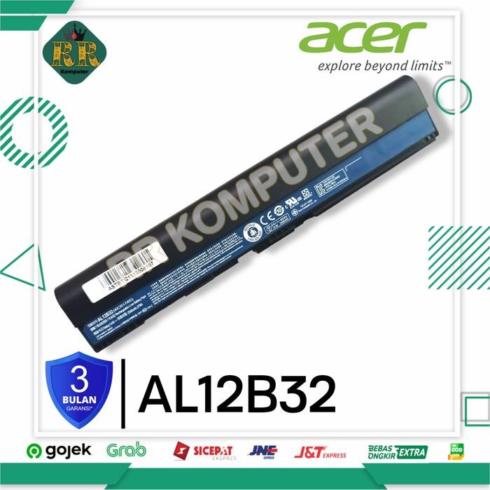 NEW Baterai Original Acer Aspire 725 756 AL12B32 AL12X32 AL12B72 TEBAL