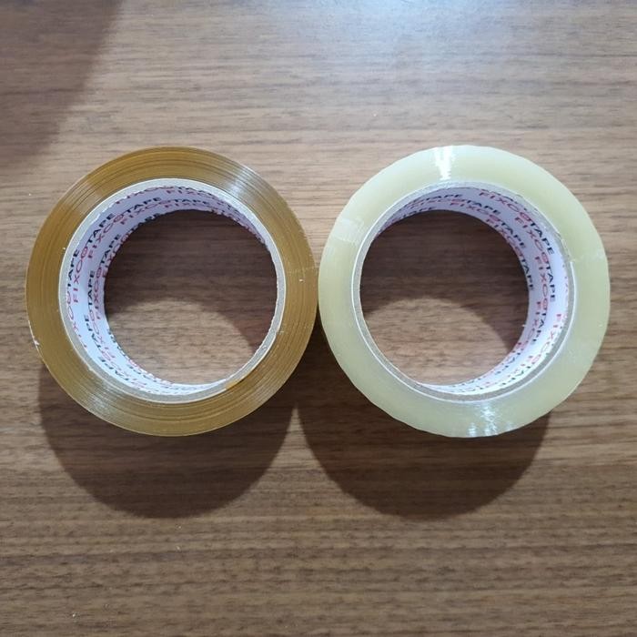 

6 Pcs (1Slop) Lakban Bening/Cokelat Super Murah Promo 45Mm X 100 Yard #Gratisongkir