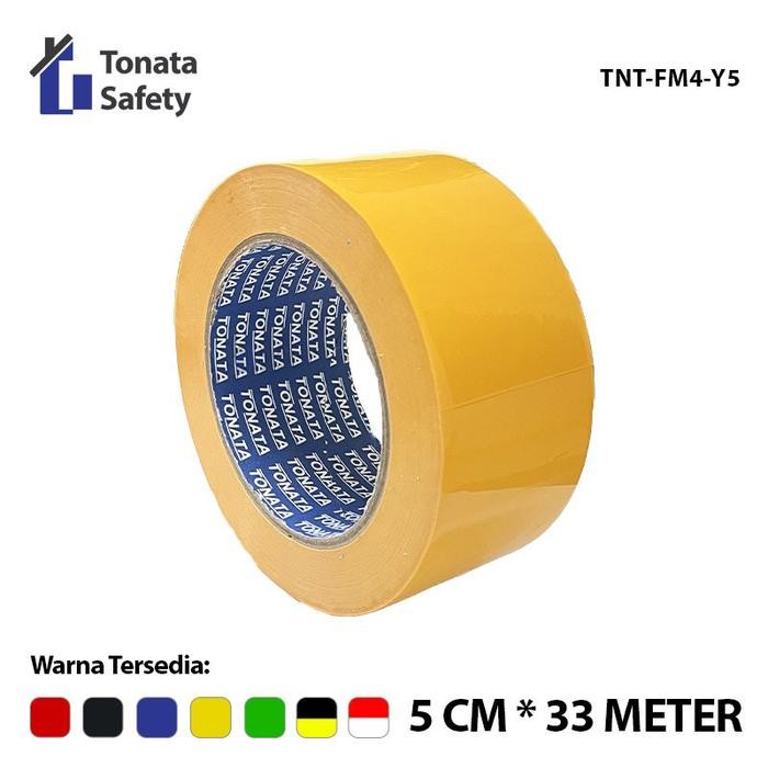 

Floor Marking Tonata / Lakban Kuning / 5 Cm X 33 M #Gratisongkir