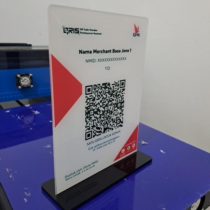 

Custom Qris Code Stand Akrilik Murah #Gratisongkir