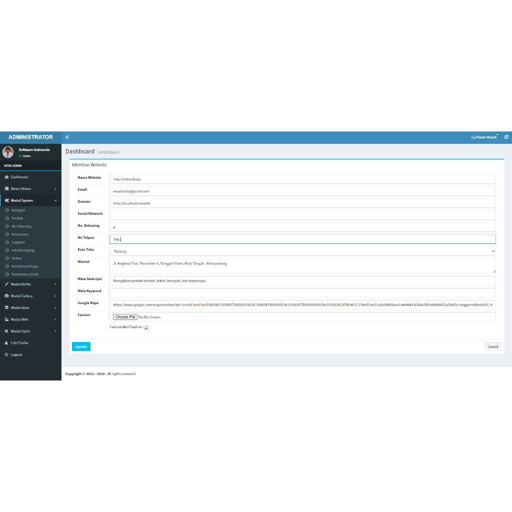 source code Toko Online + raja ongkir + COD